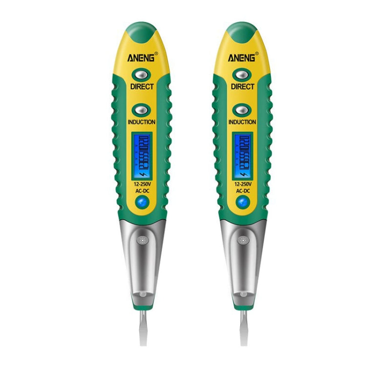 ANENG VD700 2pcs Sound and Light Alarm Non-contact Digital Display Sensor Multi-function Test Pen, Digital Display Pen (Black Red), Digital Display Pen (Yellow Green), Digital Display Pen (Black Yellow)