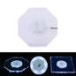 USB Charging LED Light Up Acrylic Coaster Transparent Crystal Base, 100x10mm Round, 100x10mm Octagonal, 100x10mm Square