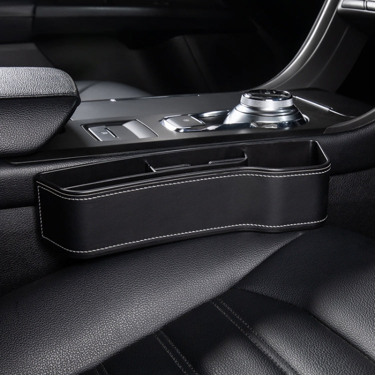Car Crevice Storage Box Seat Decoration Finishing Box, Black Leather Principal Driver, Black Leather Co-pilot, Beige Leather Principal Driver, Beige Leather Co-pilot, Mocha Brown Leather Principal Driver, Mocha Brown Co-pilot, Red Suede Principal Drive...