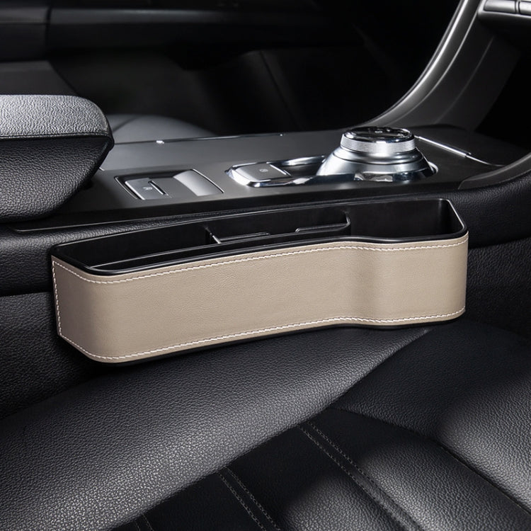 Car Crevice Storage Box Seat Decoration Finishing Box, Black Leather Principal Driver, Black Leather Co-pilot, Beige Leather Principal Driver, Beige Leather Co-pilot, Mocha Brown Leather Principal Driver, Mocha Brown Co-pilot, Red Suede Principal Drive...
