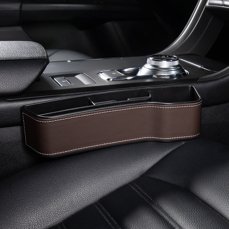 Car Crevice Storage Box Seat Decoration Finishing Box, Black Leather Principal Driver, Black Leather Co-pilot, Beige Leather Principal Driver, Beige Leather Co-pilot, Mocha Brown Leather Principal Driver, Mocha Brown Co-pilot, Red Suede Principal Drive...