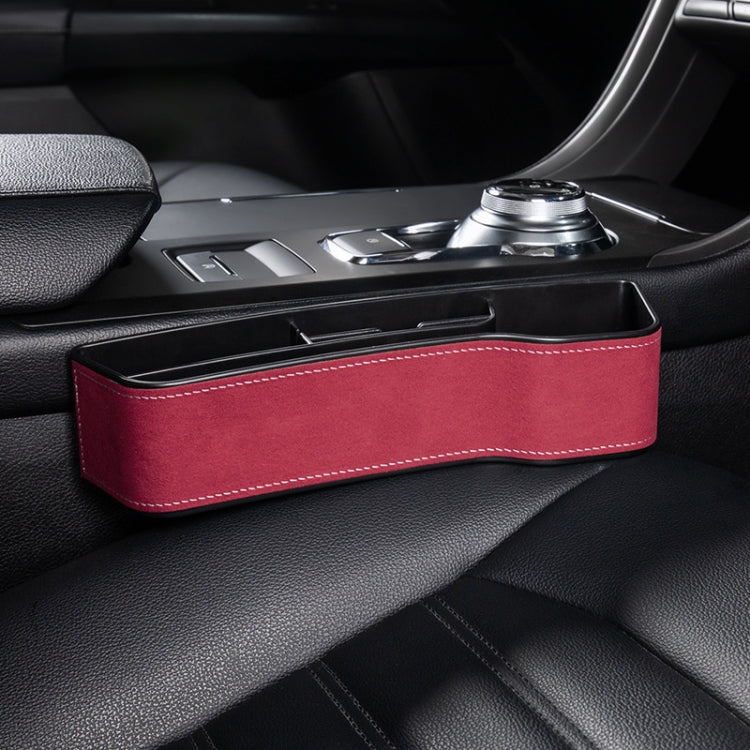 Car Crevice Storage Box Seat Decoration Finishing Box, Black Leather Principal Driver, Black Leather Co-pilot, Beige Leather Principal Driver, Beige Leather Co-pilot, Mocha Brown Leather Principal Driver, Mocha Brown Co-pilot, Red Suede Principal Drive...
