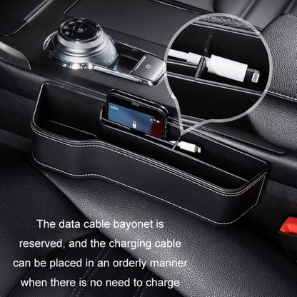 Car Crevice Storage Box Seat Decoration Finishing Box, Black Leather Principal Driver, Black Leather Co-pilot, Beige Leather Principal Driver, Beige Leather Co-pilot, Mocha Brown Leather Principal Driver, Mocha Brown Co-pilot, Red Suede Principal Drive...