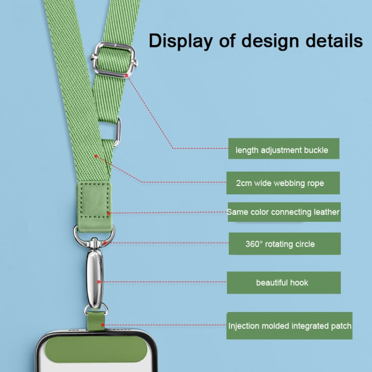 Mobile Phone Messenger Lanyard Adjustable Wide Hanging Neck Sling
