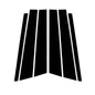 For 2011-2015 BMW X1 E84 6pcs /Set Universal B-pillar Decorative Sticker for Left and Right Drive