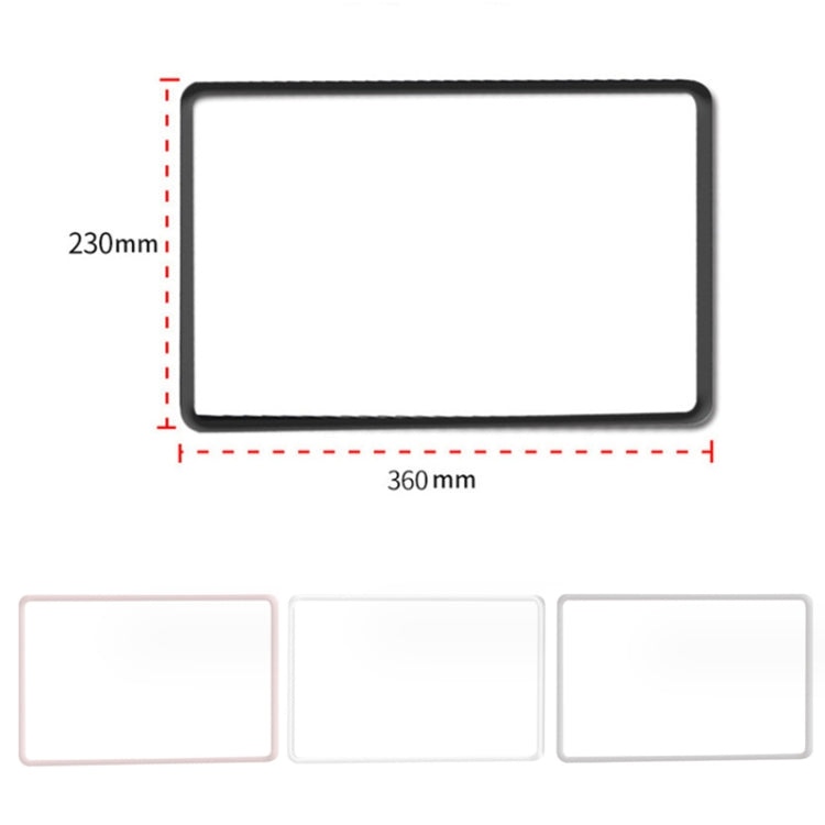 For Tesla Model3/Y Screen Bumper Protective Cover Silicone Frame, For Tesla Model3/Y Black, For Tesla Model3/Y Pink, For Tesla Model3/Y White, For Tesla Model3/Y Gray