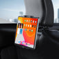 Car Rear Seat Folding Stretchable Headrest Tablet Bracket, Metal Clamp Arm