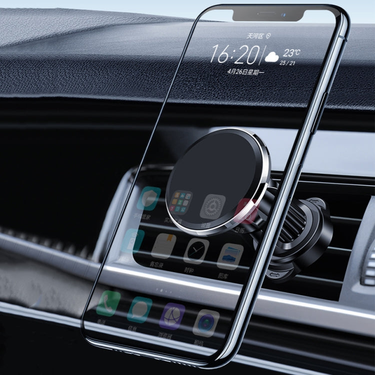 Aluminum Alloy Rotatable Magnetic Car Air Outlet Mobile Phone Holder