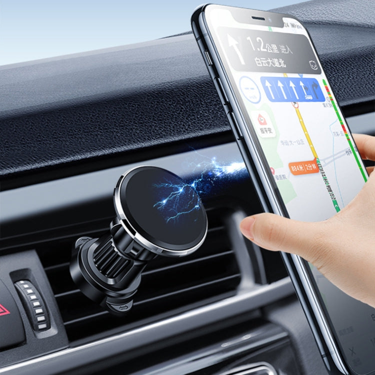 Aluminum Alloy Rotatable Magnetic Car Air Outlet Mobile Phone Holder