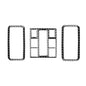 For Volkswagen Sagitar 2019-2023 3pcs /Set Left-hand Drive Reading Light Button Sticker