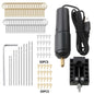 USB Interface 360 Mini Electric Drill Manual Glue Drilling Electric Drill, Bare Metal, Drill+4pcs Wrench, Drill+10pcs Wrench, Drill+4pcs Wrench+100pcs Nails, Drill+4pcs Wrench+100pcs Nails+Clamp Bed+20pcs Key Ring