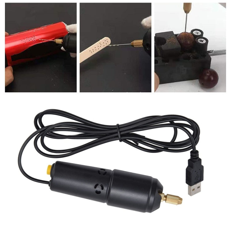 USB Interface 360 Mini Electric Drill Manual Glue Drilling Electric Drill, Bare Metal, Drill+4pcs Wrench, Drill+10pcs Wrench, Drill+4pcs Wrench+100pcs Nails, Drill+4pcs Wrench+100pcs Nails+Clamp Bed+20pcs Key Ring