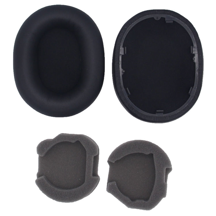 2pcs For Sony WH-1000XM5 Headphone Sponge Leather Case Earmuffs