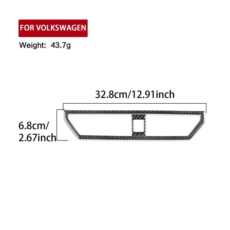 For Volkswagen Sagitar 2019-2023 2pcs /Set A Model Left-hand Drive Central Control Air Outlet Sticker