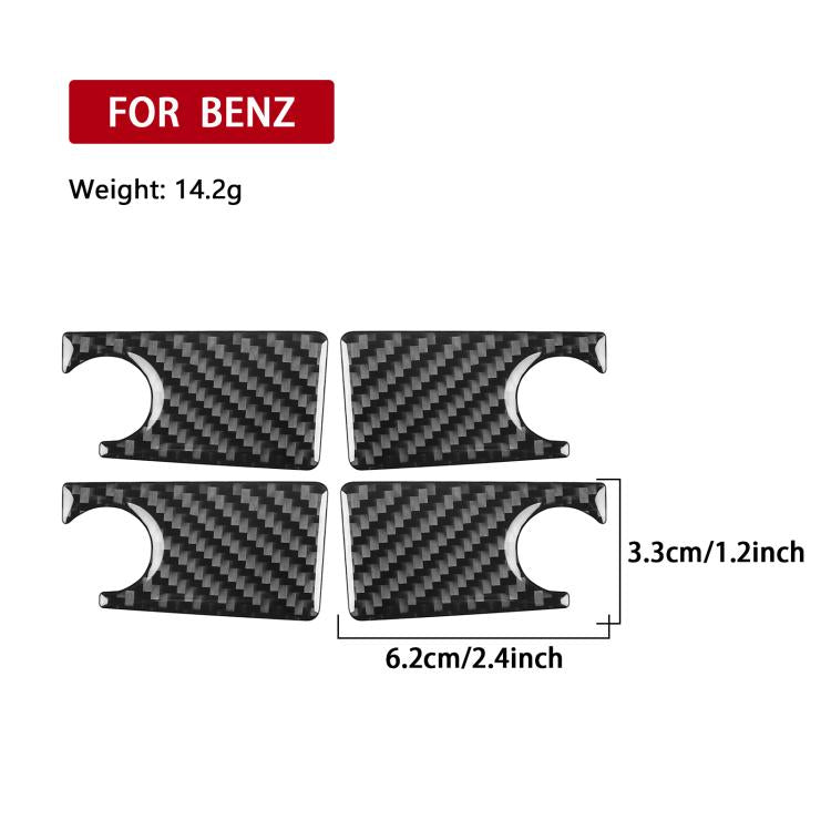 For Mercedes-Benz G-Class W463 4pcs /Set Inner Door Bowl Sticker