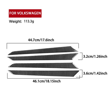 For Volkswagen Sagitar 2019-2023 4pcs /Set Left-hand Drive Door Panel Sticker