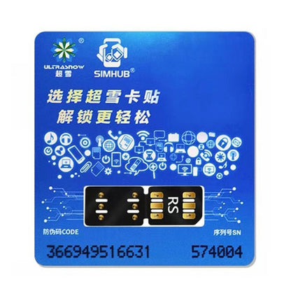ULTRASNOW RS Unlocked Chip SIM Card for iPhone Series
