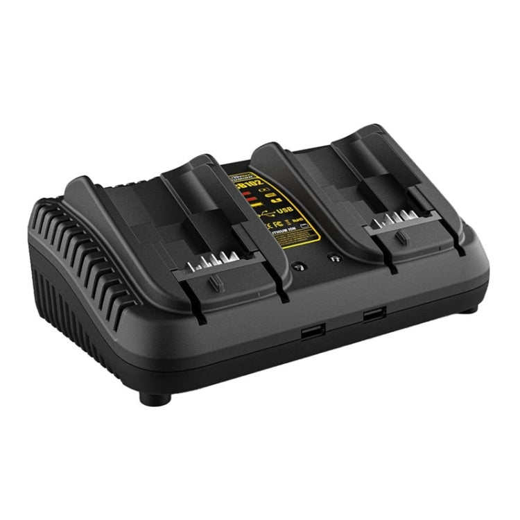 DCB102 For DeWalt 10.8V-20V Lithium Battery Dual Charger, US, EU, UK, AU
