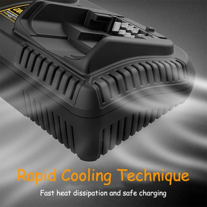 DCB102 For DeWalt 10.8V-20V Lithium Battery Dual Charger, US, EU, UK, AU