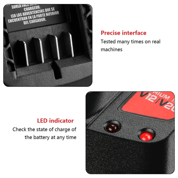 For Craftsman CMCB202 / CMCB204 / CMCB209 Electric Tool 20V Lithium Battery Charger, US, EU, UK, AU