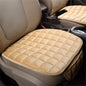 Car Winter Backless Plush Non-slip Non-binding Seat Cushion, Front Row Beige, Front Row Red, Front Row Black, Front Row Coffee