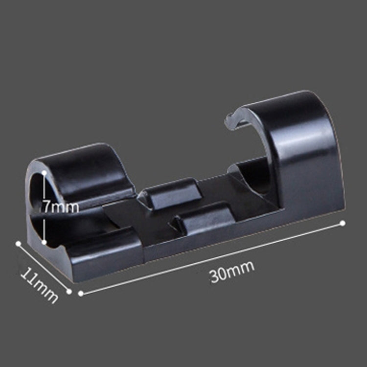 20pcs /Set Medium Self-Adhesive Cable Organizer Clip Network Cord Fixed Storage Clamp