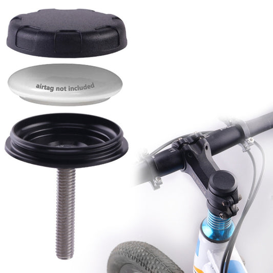 For AirTag Tracker Case Bicycle Hidden Headset Mount Anti-Theft Bike Locator Bracket Holder