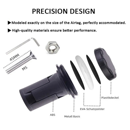 For Airtag Bike Hidden Mount Bicycle Front Fork Down Tube Anti-theft GPS Holder