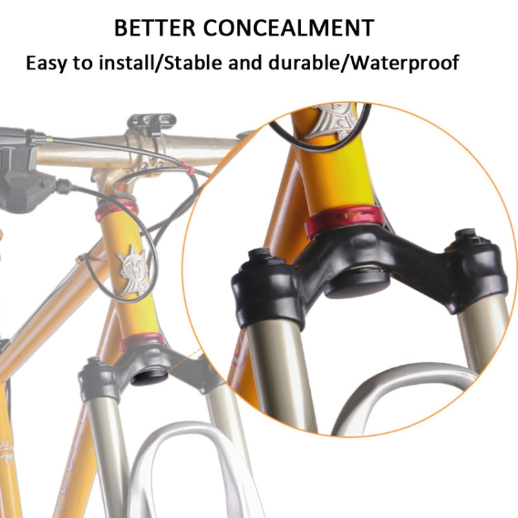 For Airtag Bike Hidden Mount Bicycle Front Fork Down Tube Anti-theft GPS Holder