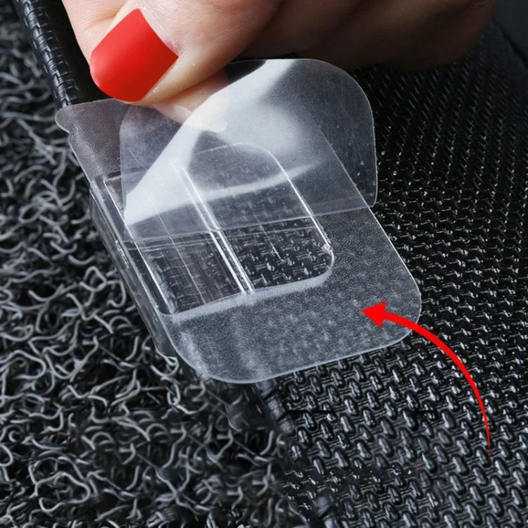 20pcs Car Floor Mats Trunk Mat Buckles Double-sided Adhesive Fixing Stickers, 20pcs Sticker
