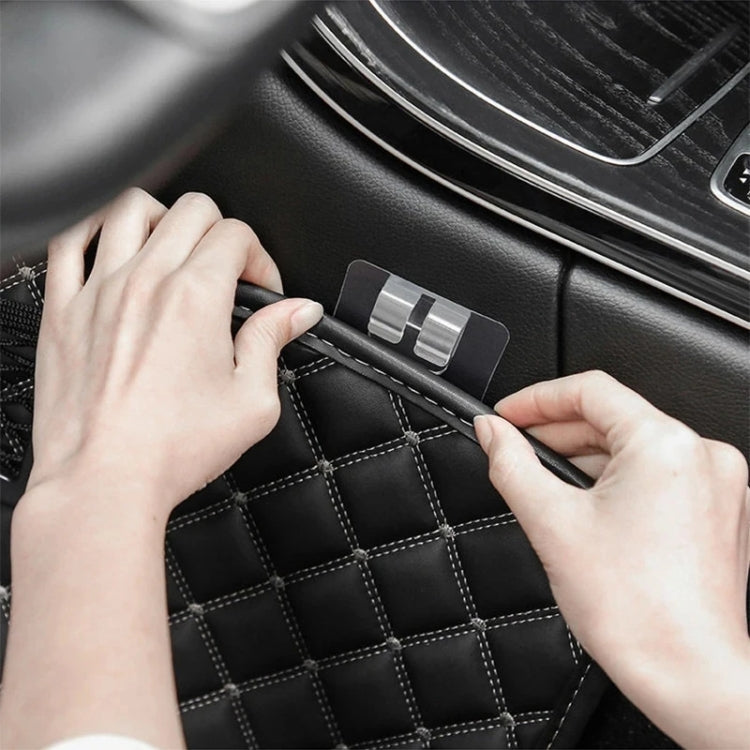 20pcs Car Floor Mats Trunk Mat Buckles Double-sided Adhesive Fixing Stickers, 20pcs Sticker
