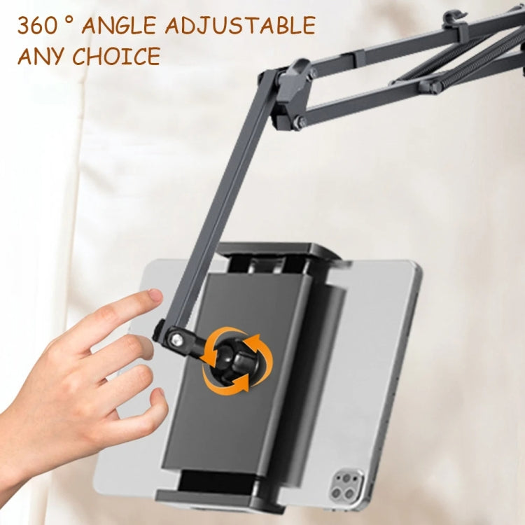 Clip-free Hidden Cantilever Lazy Phone / Tablet Holder Bedside Desktop Live Stand