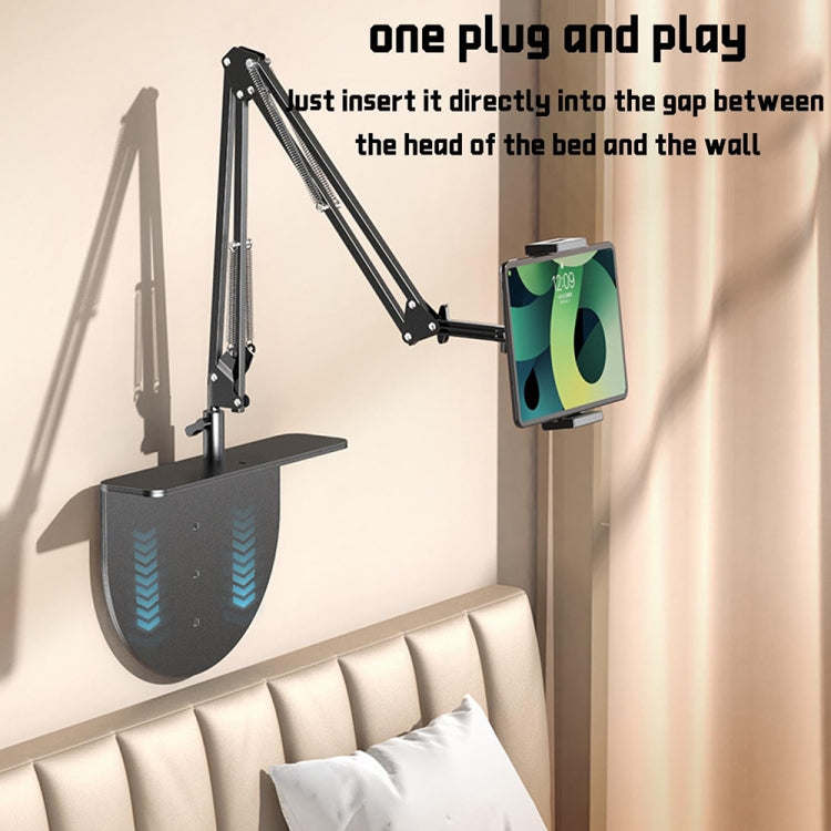 Clip-free Hidden Cantilever Lazy Phone / Tablet Holder Bedside Desktop Live Stand