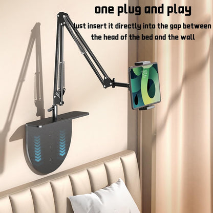 Clip-free Hidden Cantilever Lazy Phone / Tablet Holder Bedside Desktop Live Stand