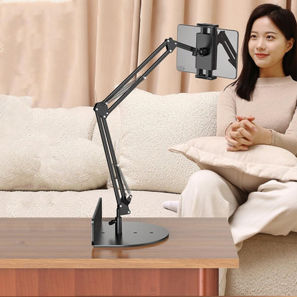 Clip-free Hidden Cantilever Lazy Phone / Tablet Holder Bedside Desktop Live Stand