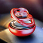 Interstellar Vast Solar Rotating Car Aromatherapy Ornaments, Black, Red, Gold, Silver