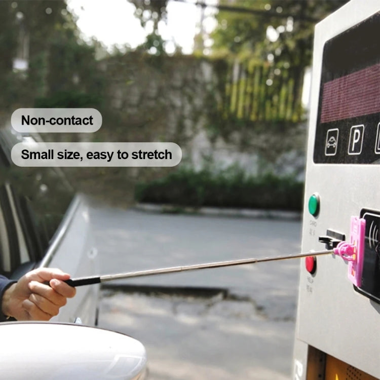 Portable Extension Pole for Car Driving Parking, White+Black, Pink+White, Blue+Gray, Purple+Gray