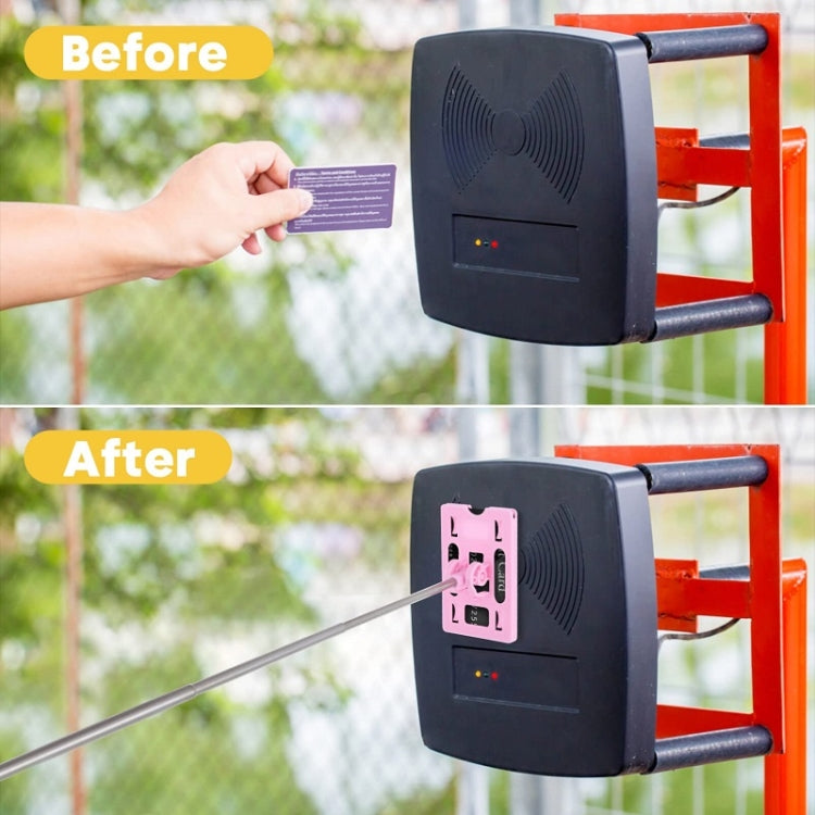 Portable Extension Pole for Car Driving Parking, White+Black, Pink+White, Blue+Gray, Purple+Gray
