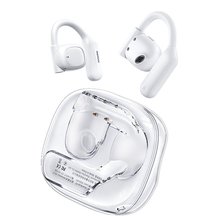 REMAX OpenBuds P5 Colorful Crystal Hanging Ear Air Conduction Bluetooth Earphone OWS Sports Music Wireless Earphone