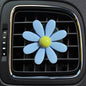 Colorful Daisy Car Decorative Air Vent Aromatherapy Clip, Blue