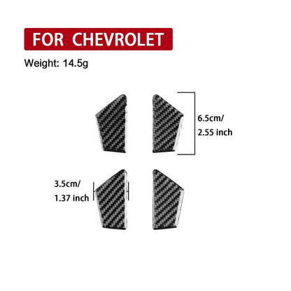 For Chevrolet Malibu 2016-2021 4pcs /Set Left-hand Drive Inner Door Bowl Sticker