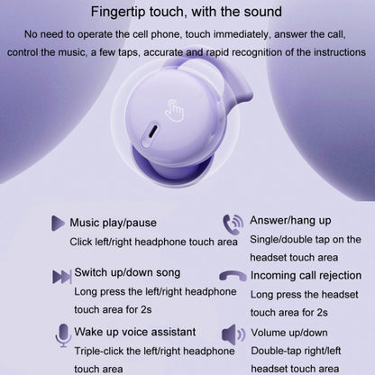 Q26 Bluetooth 5.3 Sleep Mini Wireless Bluetooth Earphone Invisible Comfortable Noise Canceling Earphones