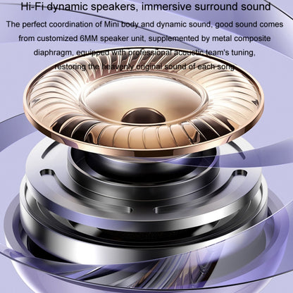 Q26 Bluetooth 5.3 Sleep Mini Wireless Bluetooth Earphone Invisible Comfortable Noise Canceling Earphones