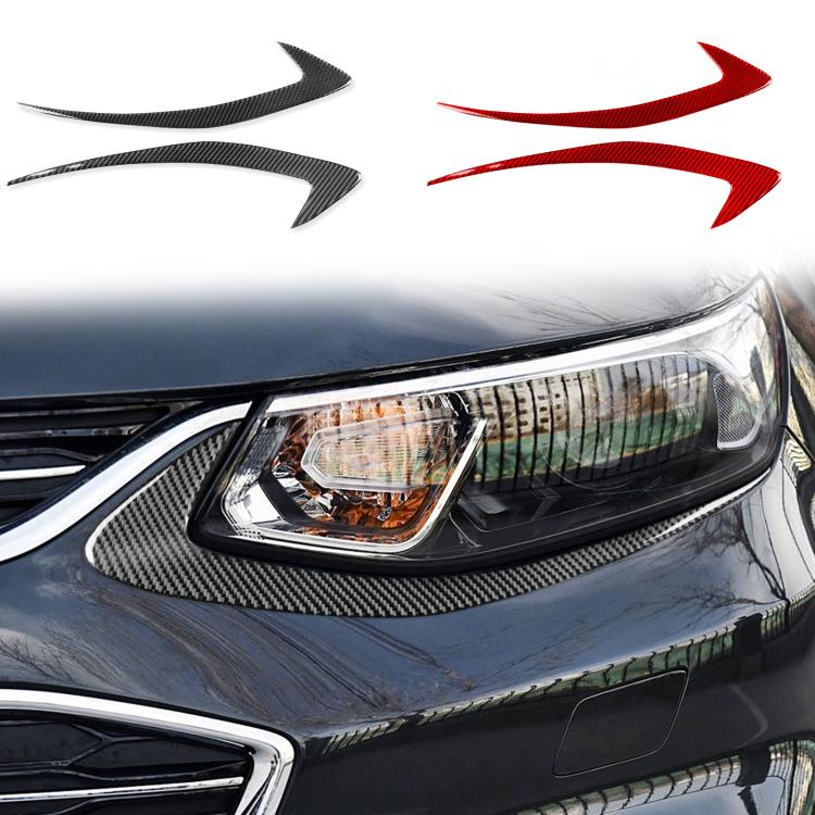 For Chevrolet Malibu 2016-2024 2pcs /Set Left-hand Drive Headlight Eyebrow Sticker