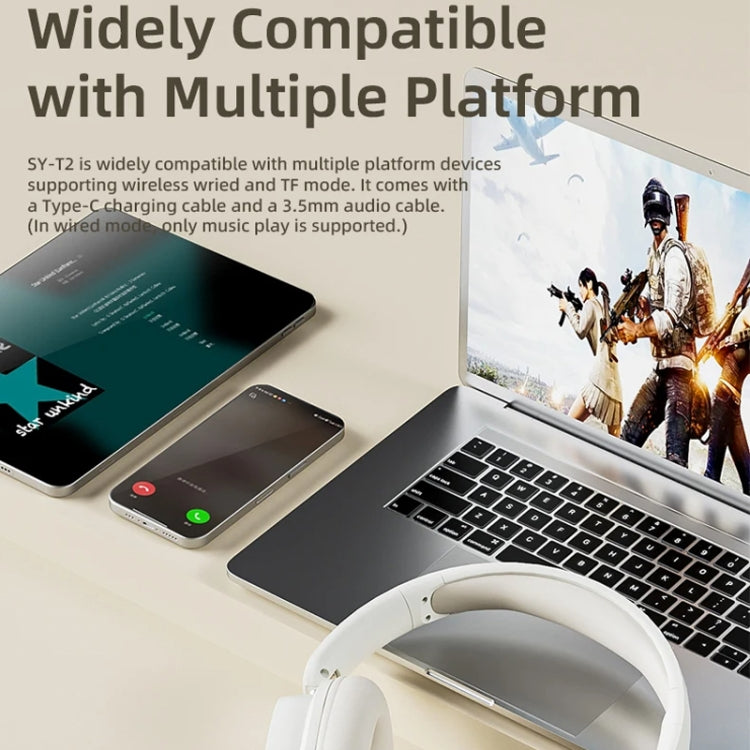 SOYTO SY-T2 Noise Reduction Bluetooth Headset Wireless Game Headset