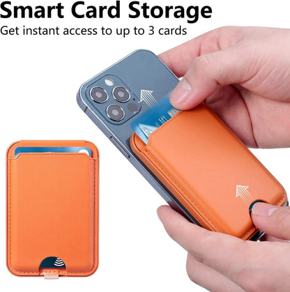 Portable Phone MagSafe Wallet Card Holder With Adjustable Stand