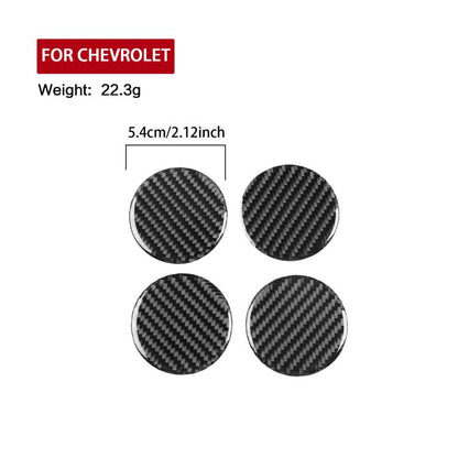 For Chevrolet Malibu 2016-2024 4pcs /Set Left-hand Drive Wheel Hub Sticker