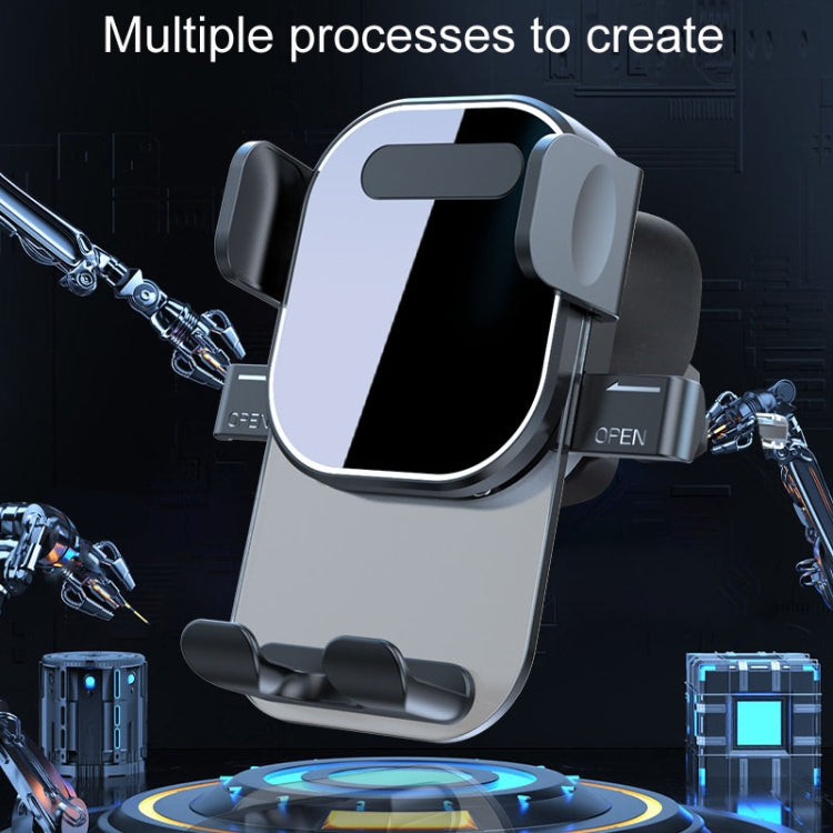Automotive Navigation Bracket Car Air Vent Phone Fixed Support Clip, Mirror Model, Texture Model