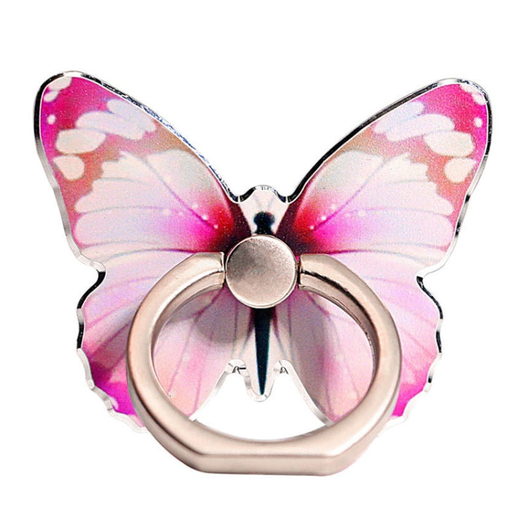 Cute Cartoon Butterfly Multifunctional Finger Ring Cell Phone Holder 360 Degree Rotating Universal Phone Ring Stand