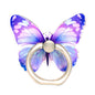 Cute Cartoon Butterfly Multifunctional Finger Ring Cell Phone Holder 360 Degree Rotating Universal Phone Ring Stand